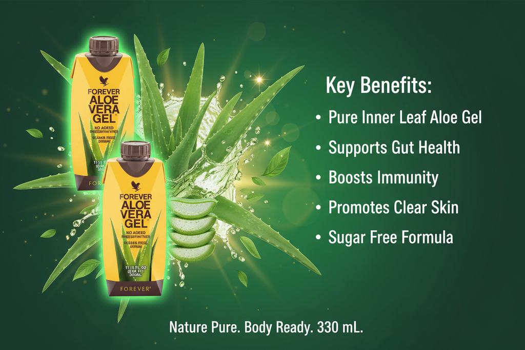 Forever™ Aloe Vera Gel Minis | Pure Aloe Vera Gel Drink — 12 Pack