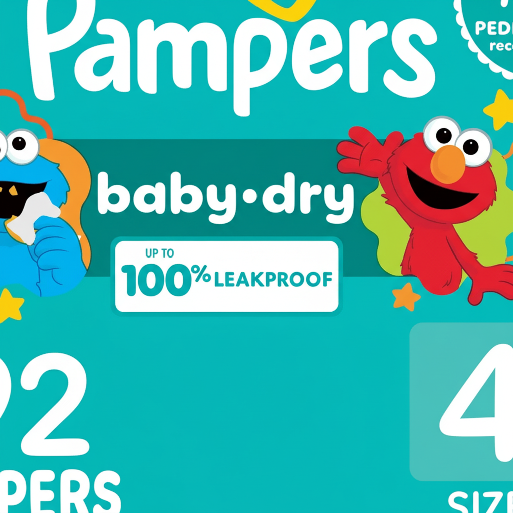 Pampers Baby-Dry Diapers Size 4, 92 Count