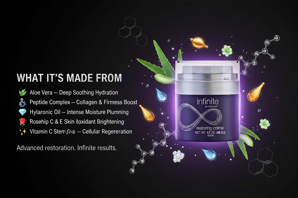 Infinite by Forever™ Restoring Crème | Anti-Aging Peptide Moisturizer