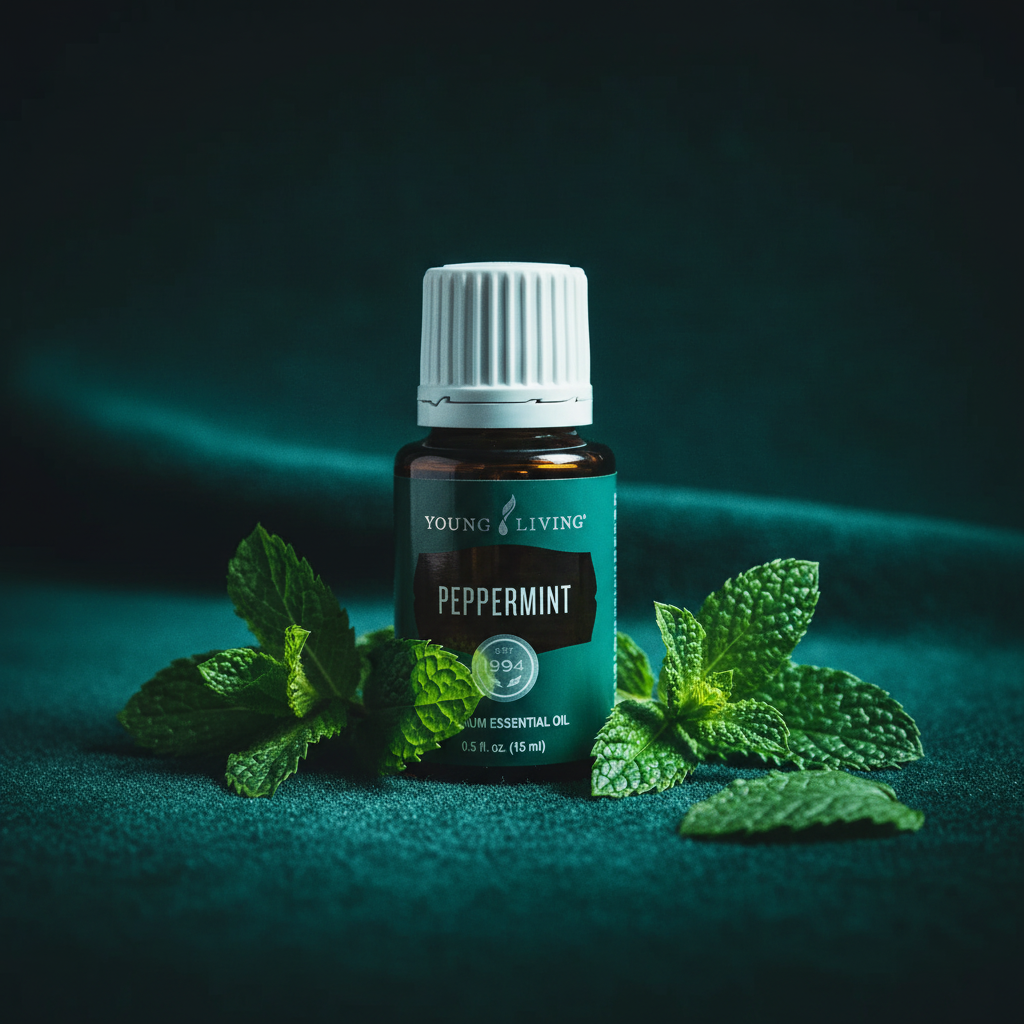 Young Living Peppermint Essential Oil — 15ml | Cooling, Energizing & Pure
