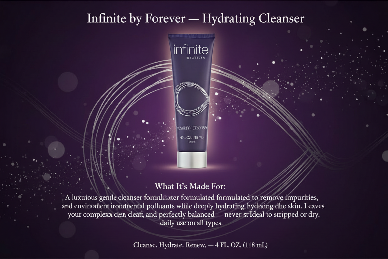 Infinite by Forever™ Hydrating Cleanser | Aloe-Infused Daily Face Wash