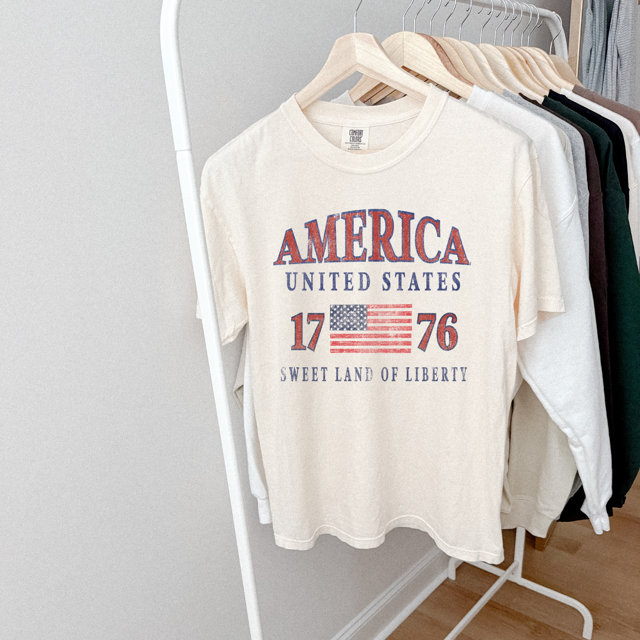 America 1776 Graphic Tee – Patriotic USA Shirt