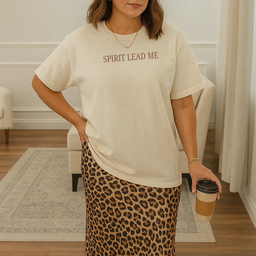 Spirit Lead Me T-Shirt – Minimalist Christian Tee
