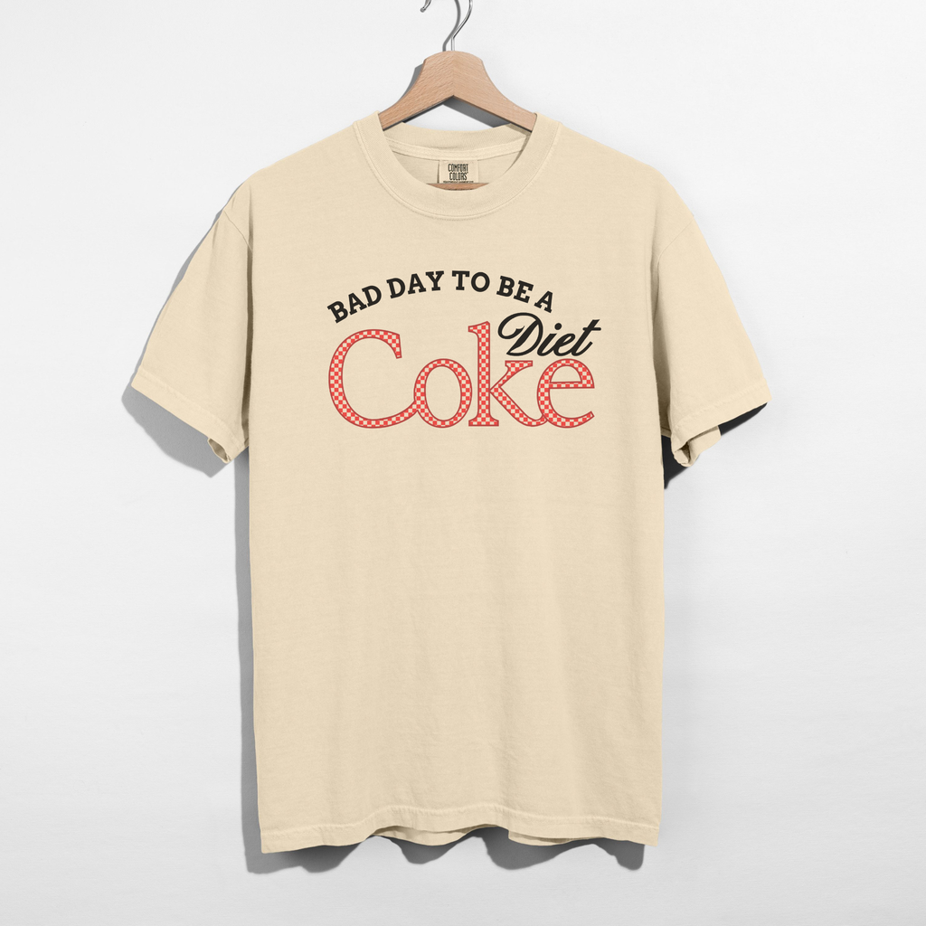 Bad Day to Be a Diet Coke Graphic Tee – Funny Retro Soda Shirt