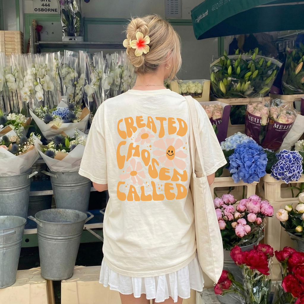 Created Chosen Called Graphic T-Shirt | Faith-Based Christian Tee