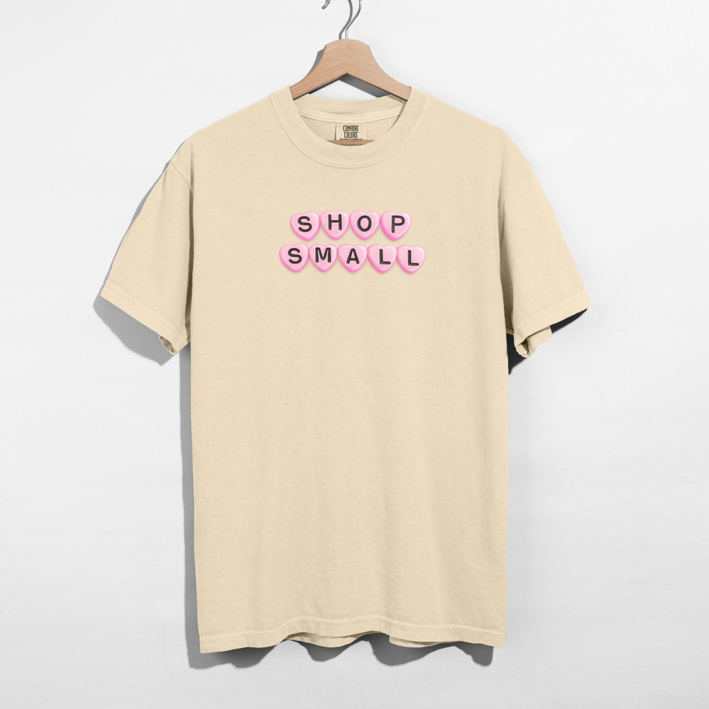 Shop Small T-Shirt | Small Business Support Tee | Boutique Graphic Shirt | Shop Small Everyday T-Shirt