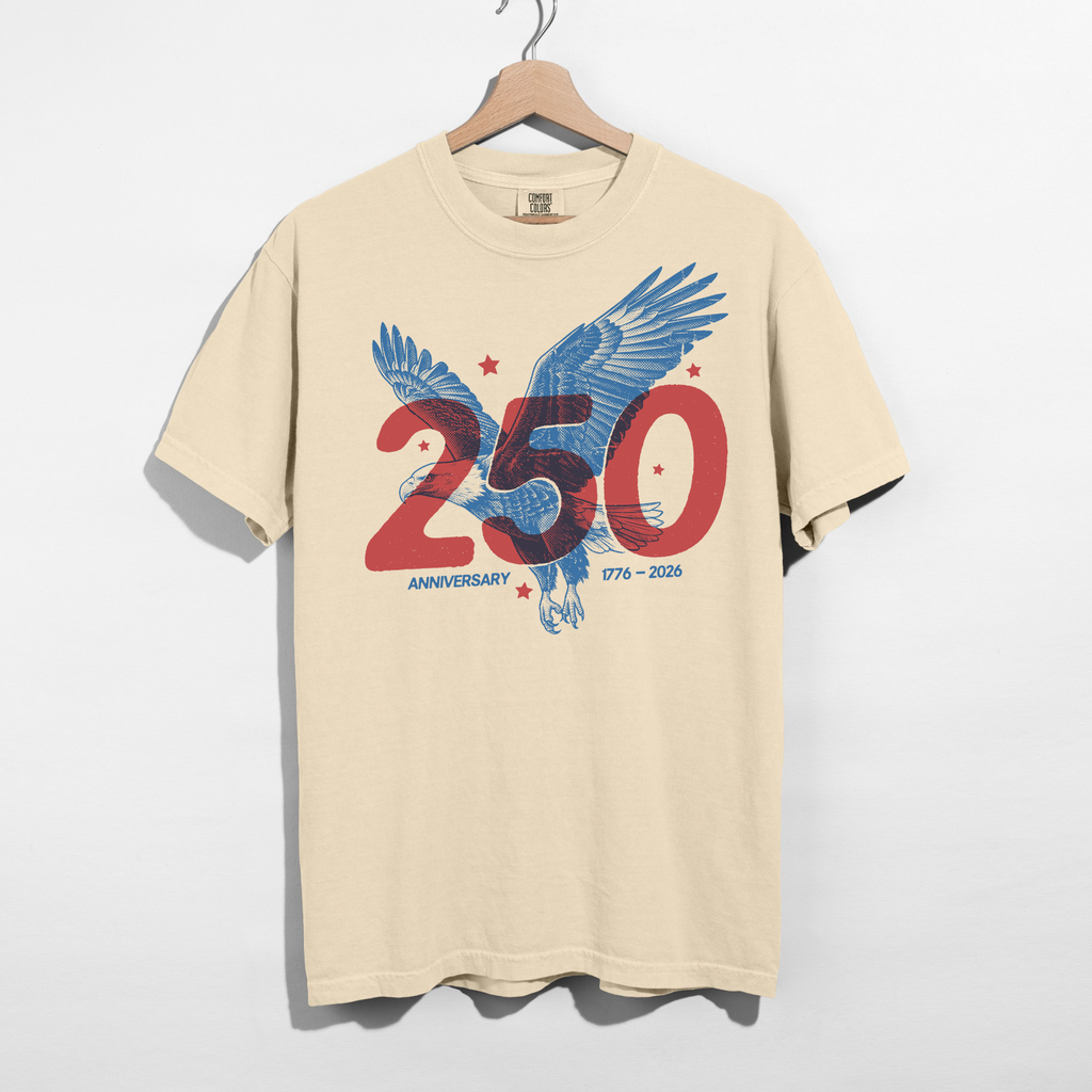 America 250 Eagle Graphic Tee – 2026 Patriotic Anniversary Unisex Shirt