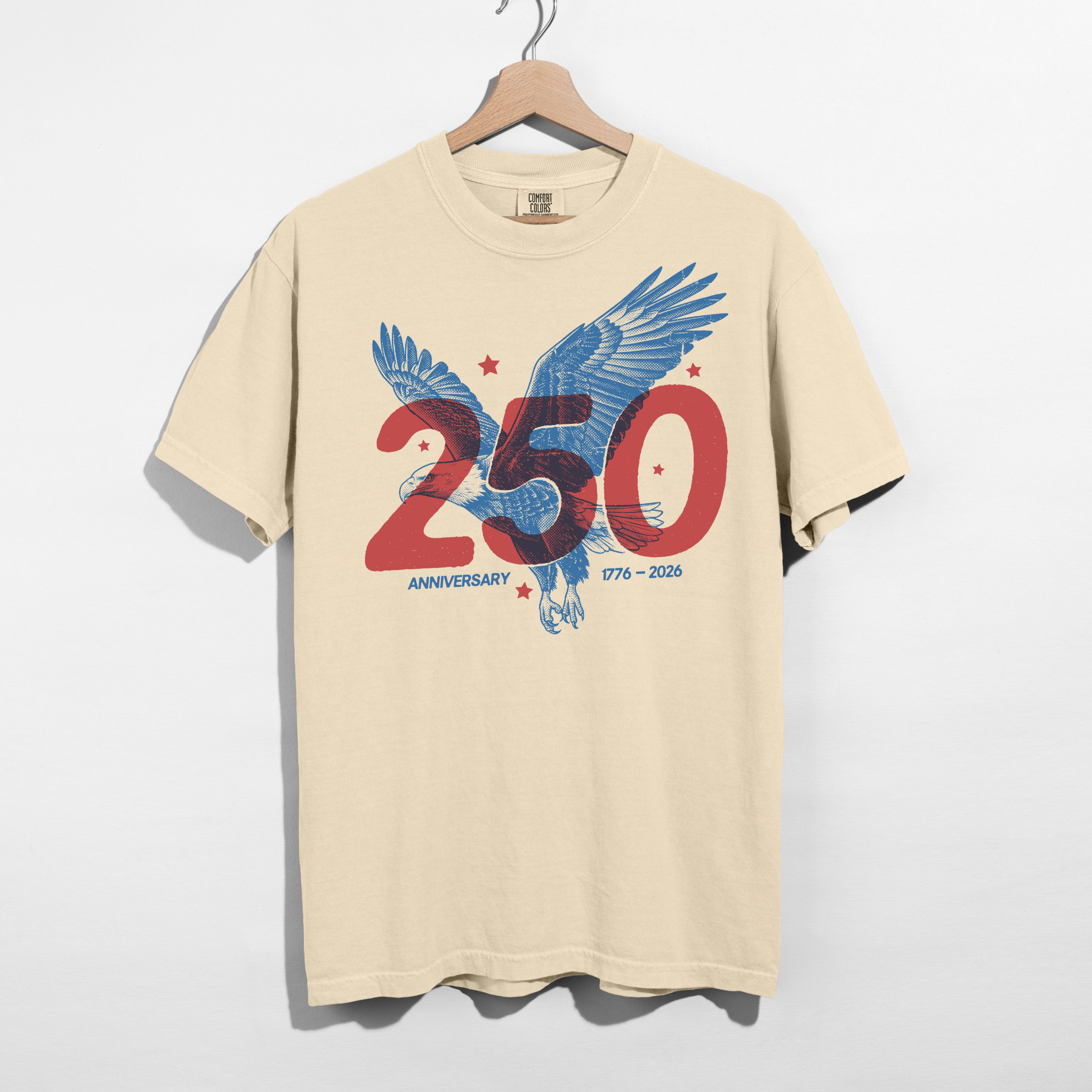 America 250 Eagle Graphic Tee – 2026 Patriotic Anniversary Unisex Shirt