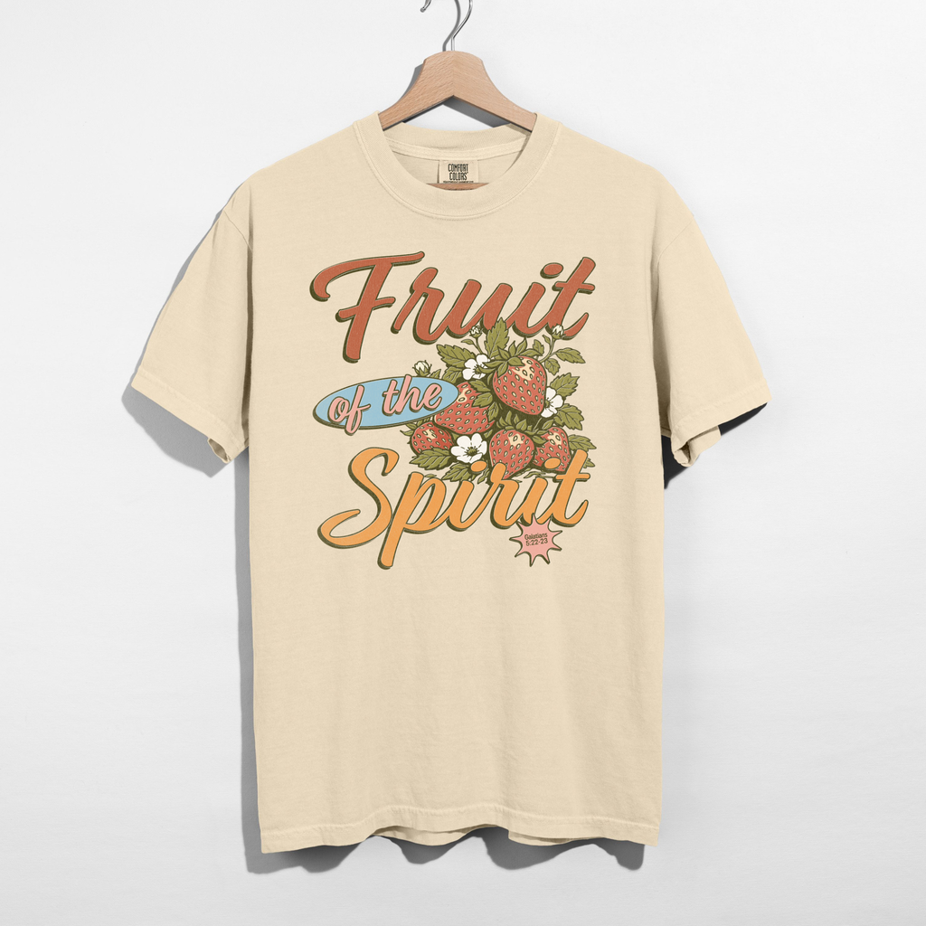 Fruit of the Spirit Christian Strawberry Tee | Galatians 5:22 Shirt
