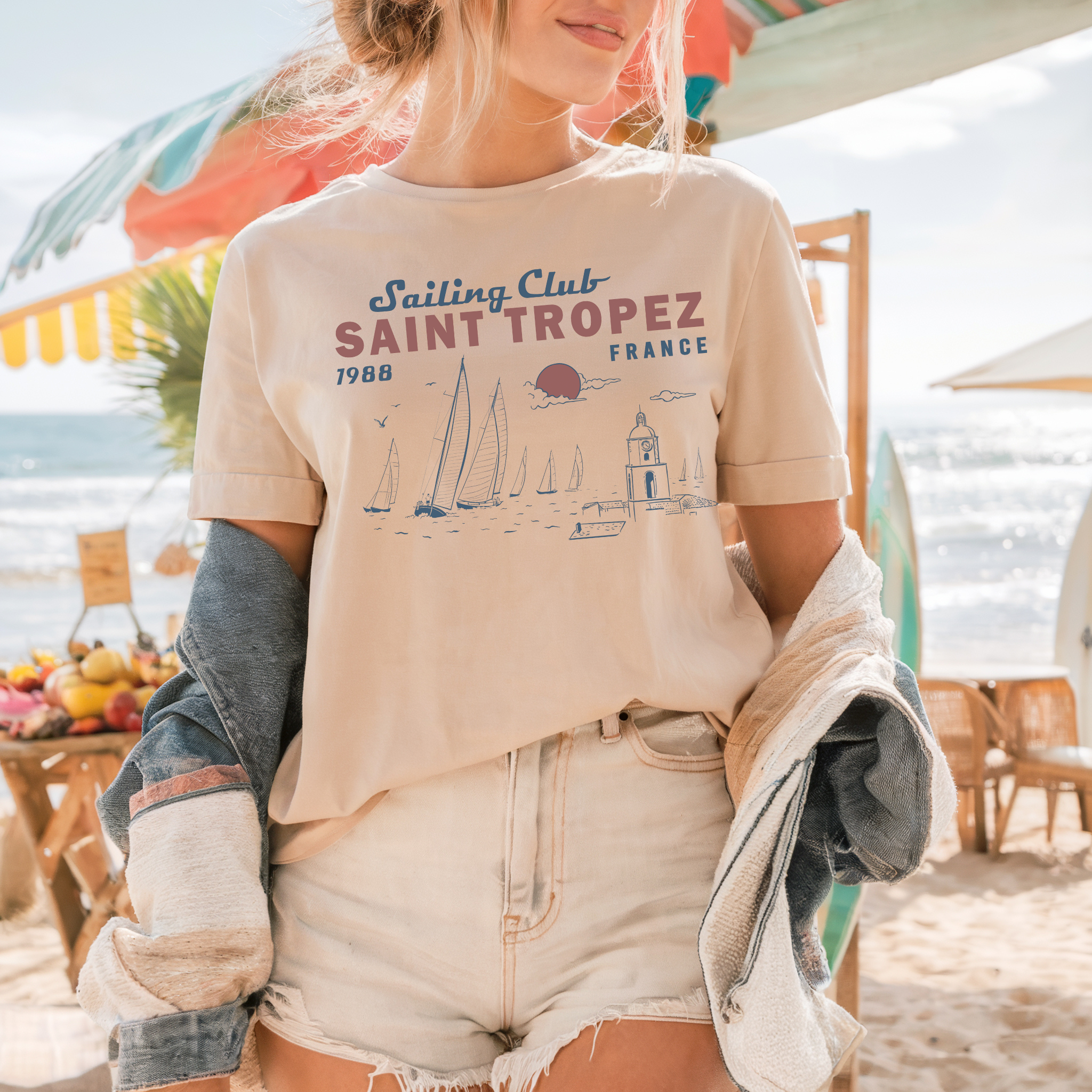 Saint Tropez Sailing T Shirt