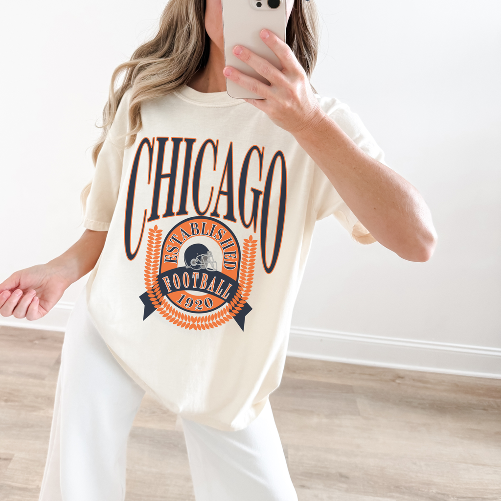 Chicago Football 1920 Graphic Tee | Game Day T-Shirt