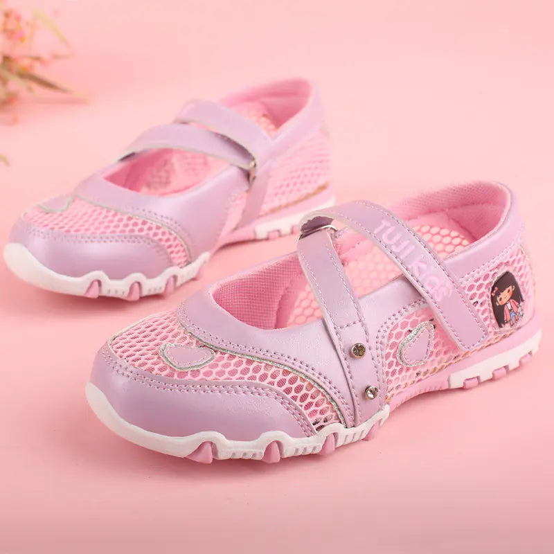 Summer Girls' Cartoon Princess Sandals