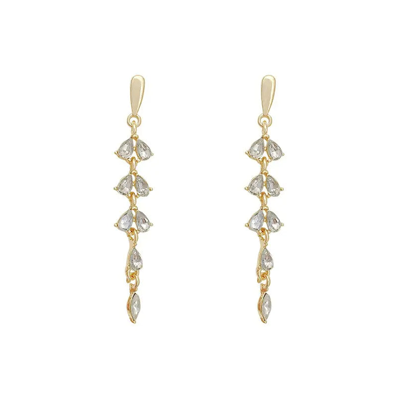 Korean Style 925 Silver Wheat Ear Studs