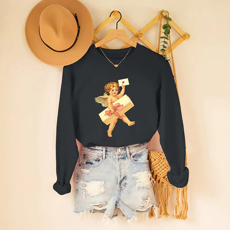Women's Long Sleeve Round Neck Sweater