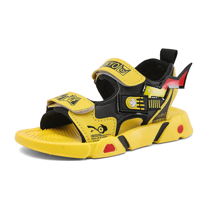 Boys' Summer Cartoon Sandals with Soft Sole