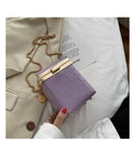 Small Retro Stone Pattern Square Bag for Women