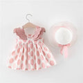 Summer Big Dot Wings Princess Dress with Hat