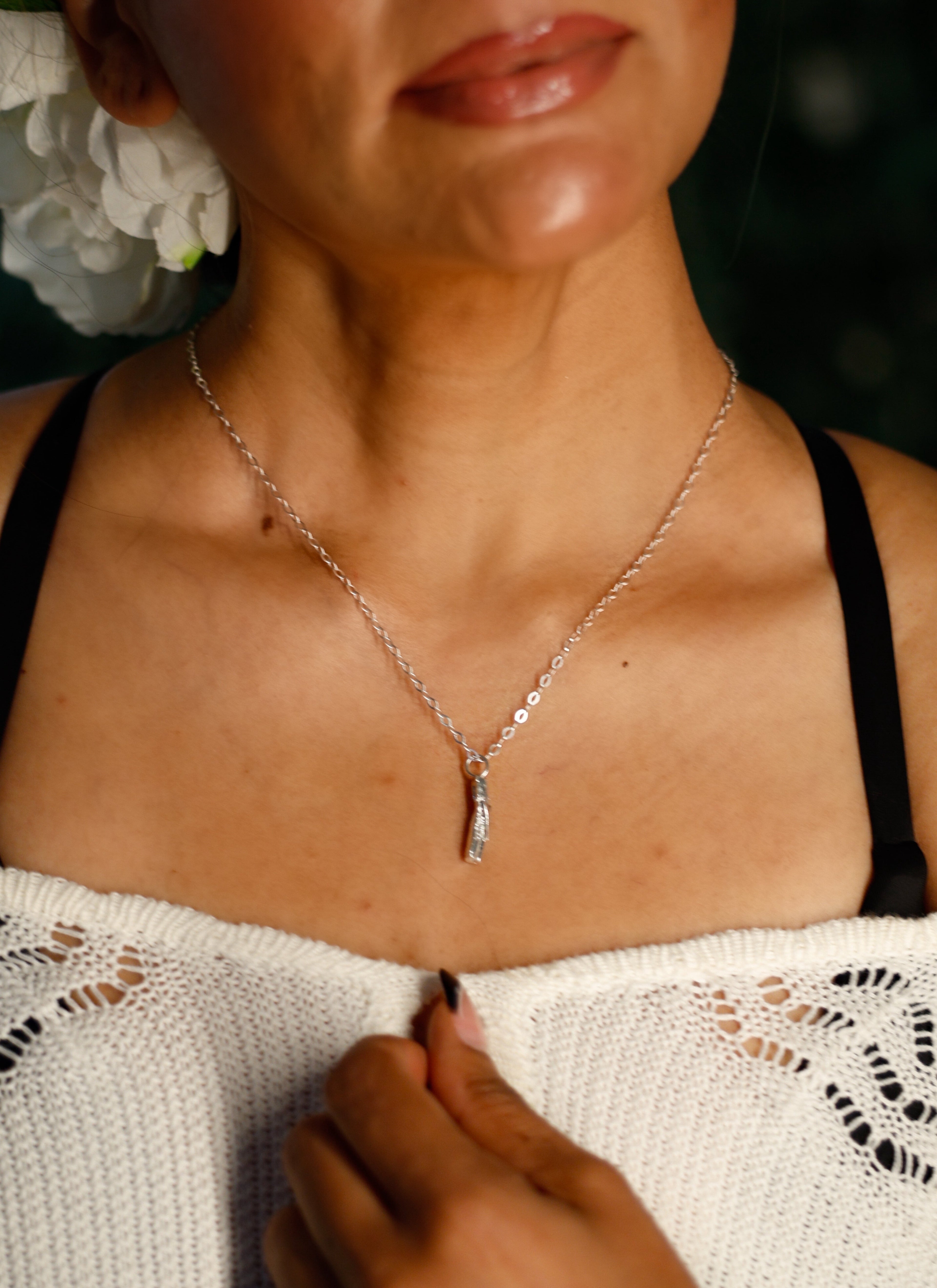 Sterling Silver Mezuzah Necklace — Tree of Tradition