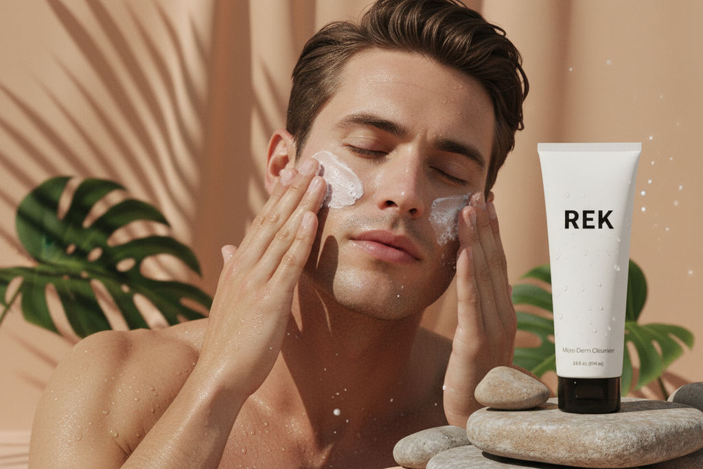 Micro-Derm Cleanser – Exfoliating & Renewing | REK Cosmetics