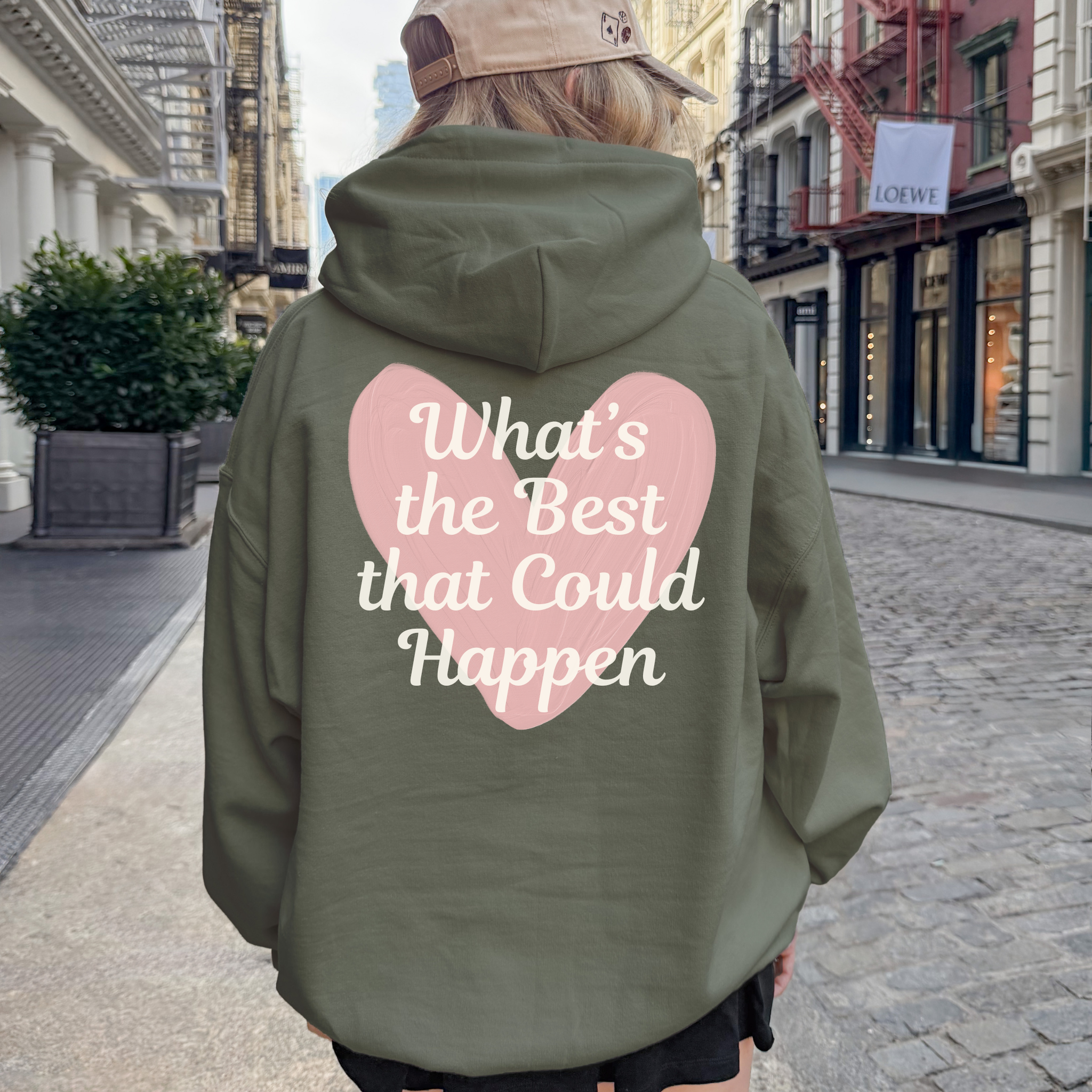 What’s the Best That Could Happen Heart Hoodie