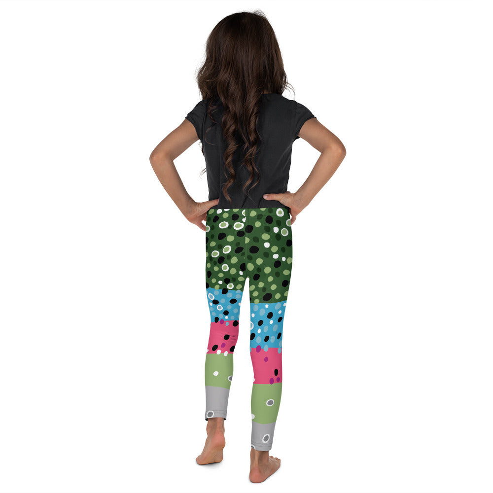 Rainbow Trout Kid Leggings (2T-7)