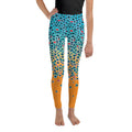 Youth Brown Trout Print Leggings (size 8- 20)