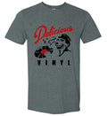 Delicious Vinyl classic logo - grey