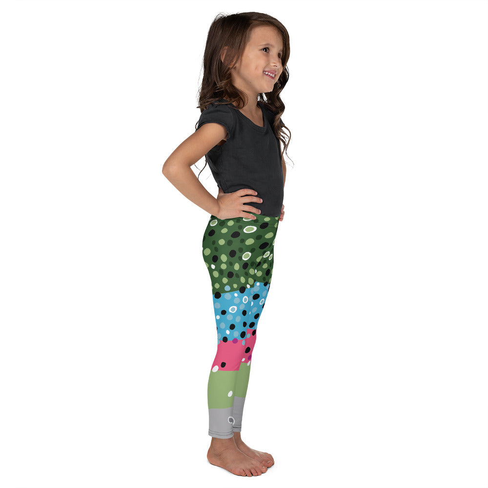 Rainbow Trout Kid Leggings (2T-7)
