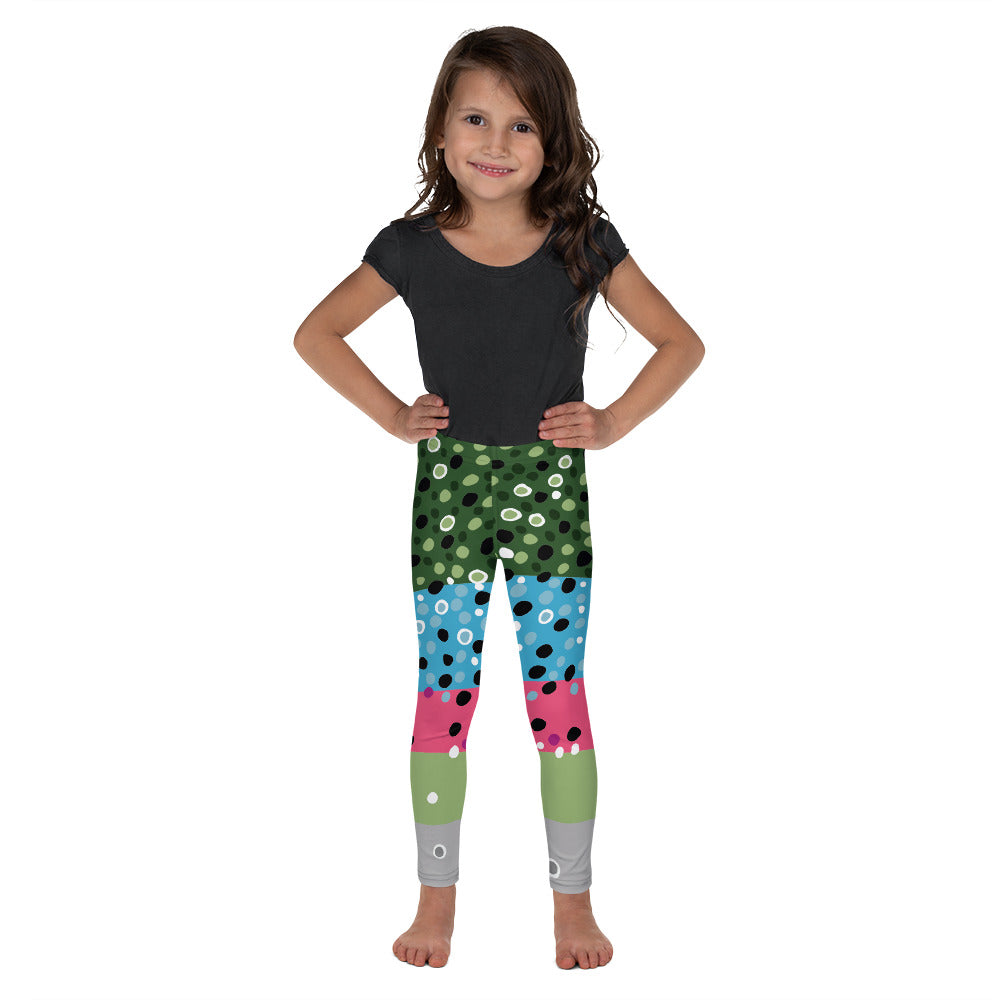 Rainbow Trout Kid Leggings (2T-7)