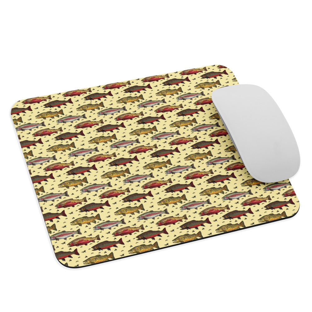 Trout Party Mouse Pad