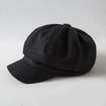 Octagonal Woolen Beret Hat for Casual Wear