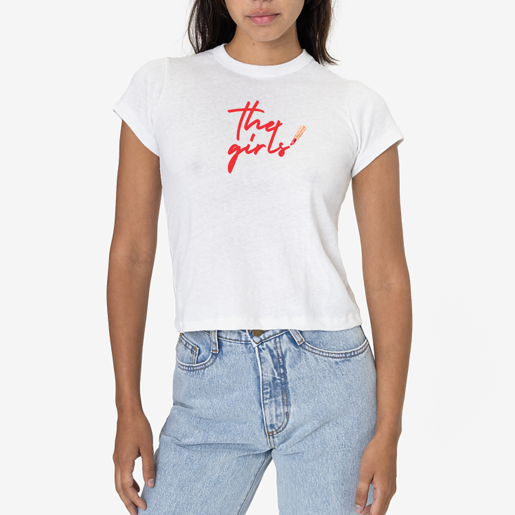 The Girls Crop Tee – Bachelorette Party & Bridal Crew Shirt