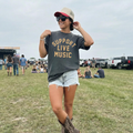 Support Live Music Graphic Tee | Country Concert Shirt | Western Music Festival Outfit Tee
