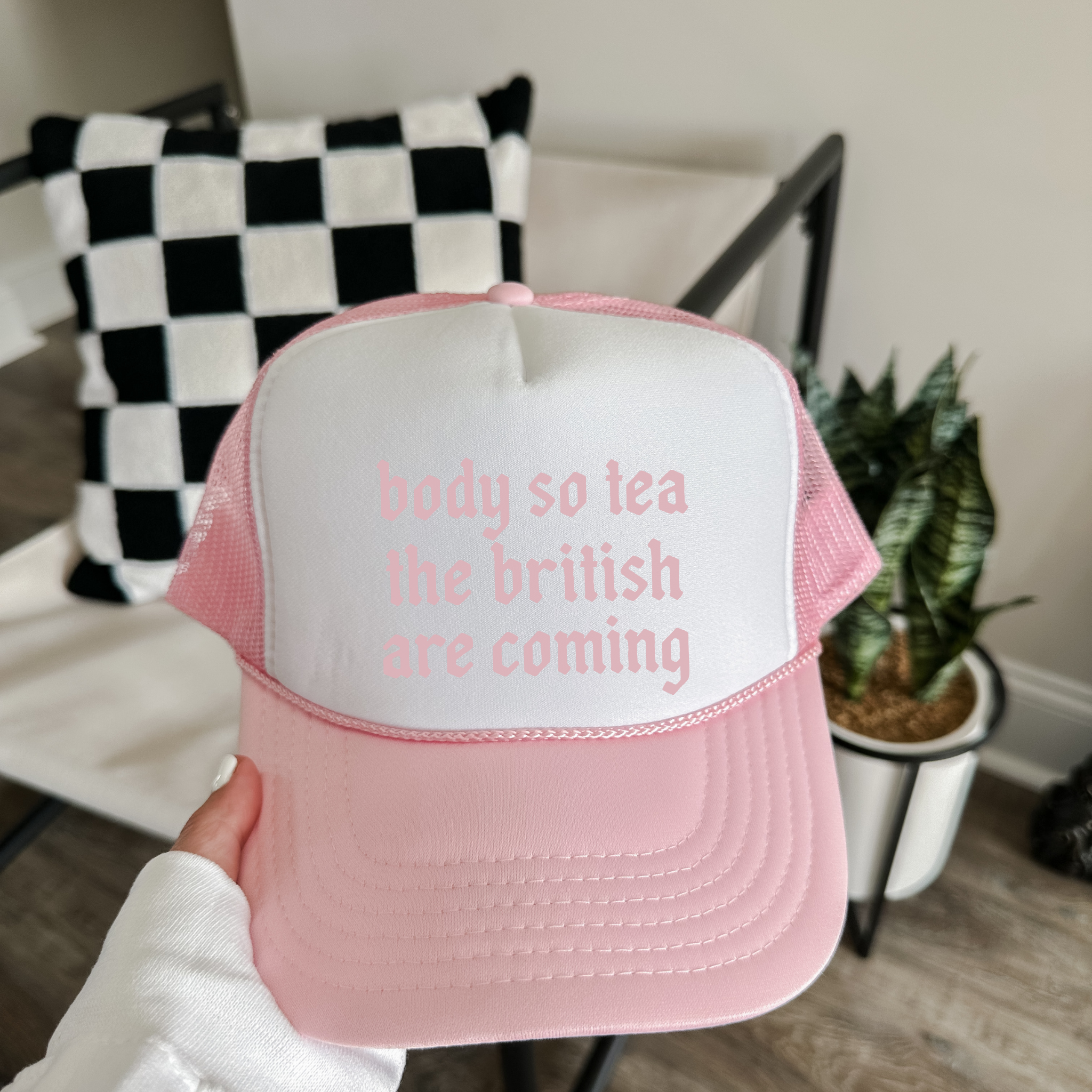 Body So Tea Trucker Hat – Funny Statement Mesh Hat