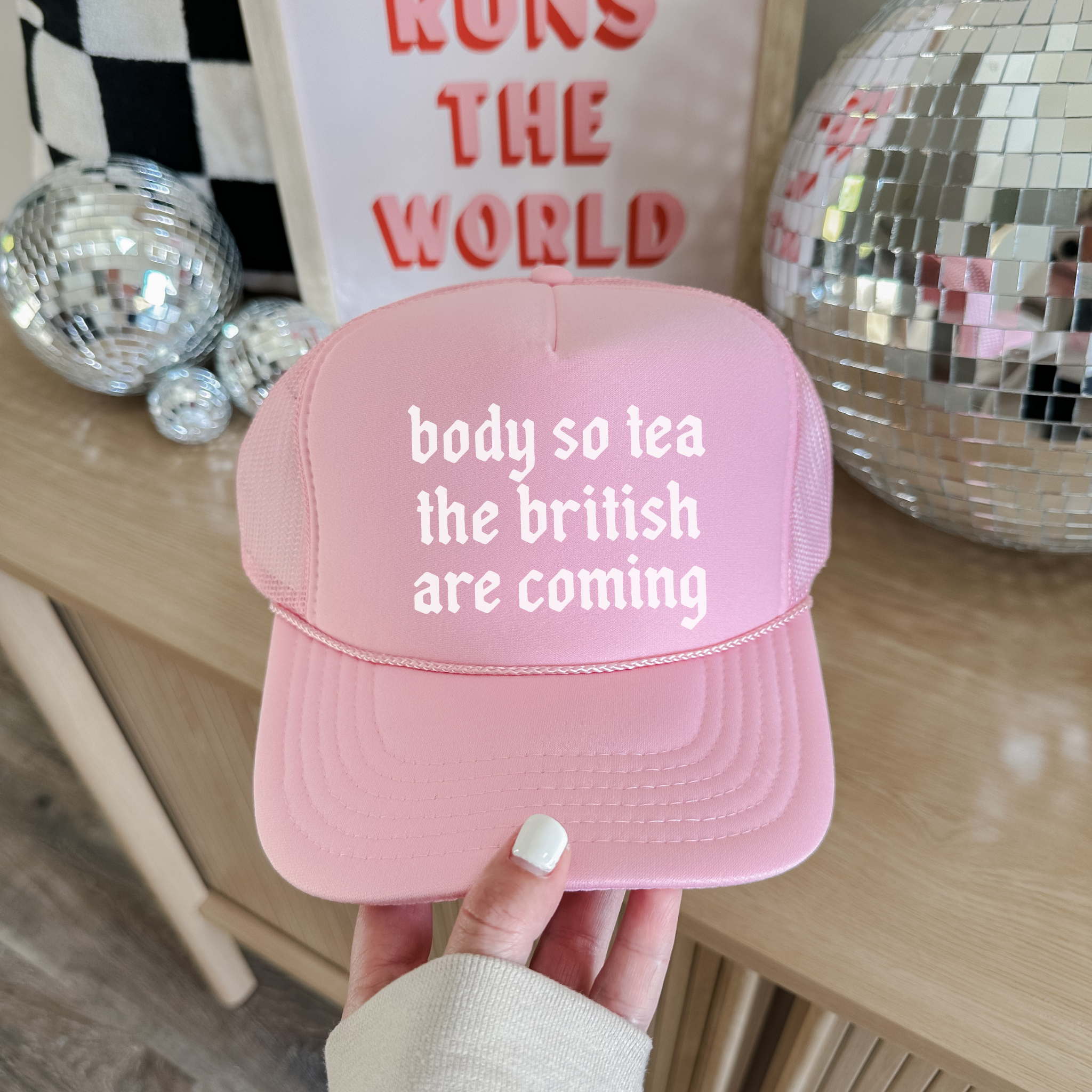 Body So Tea Trucker Hat – Funny Statement Mesh Hat