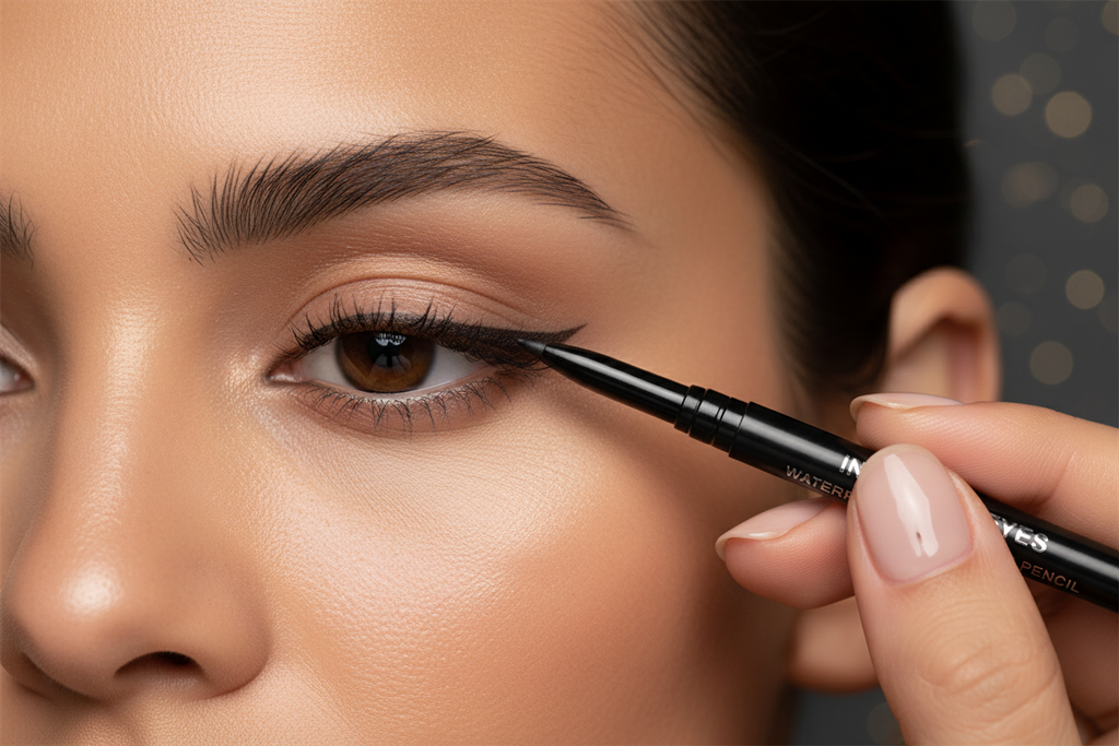 Pitch Black | Indelible Eye Auto Pencil | REK Cosmetics