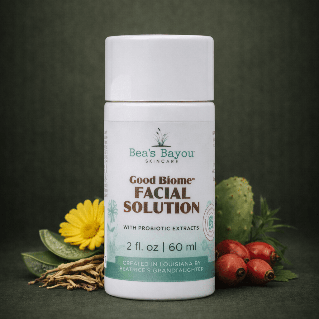 GoodBiome®️ Prebiotic Facial Solution: Liquid AHA + BHA Serum