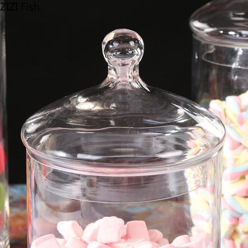 Minimalist Glass Candy Jar