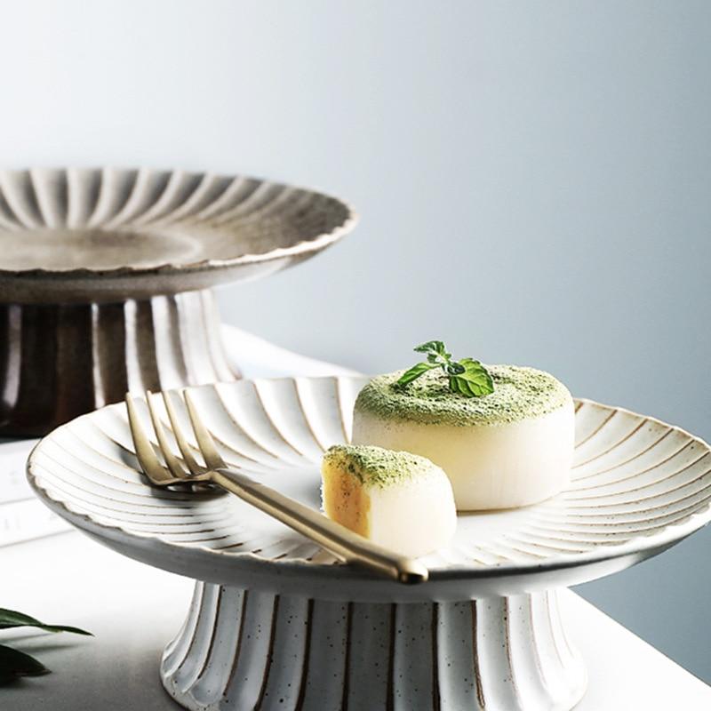 Retro Ceramic Cake Stand