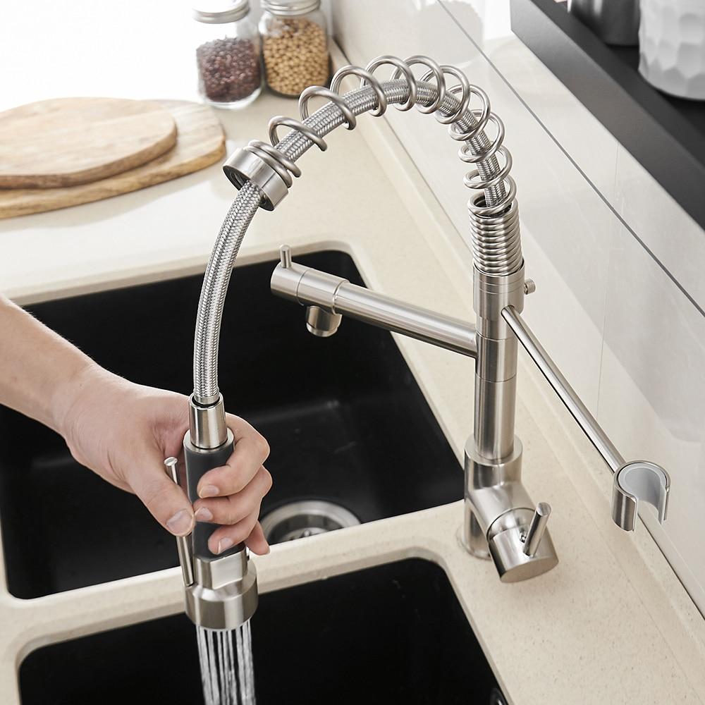 Neil Pull-Down Springs Sprout Kitchen Sink Faucet