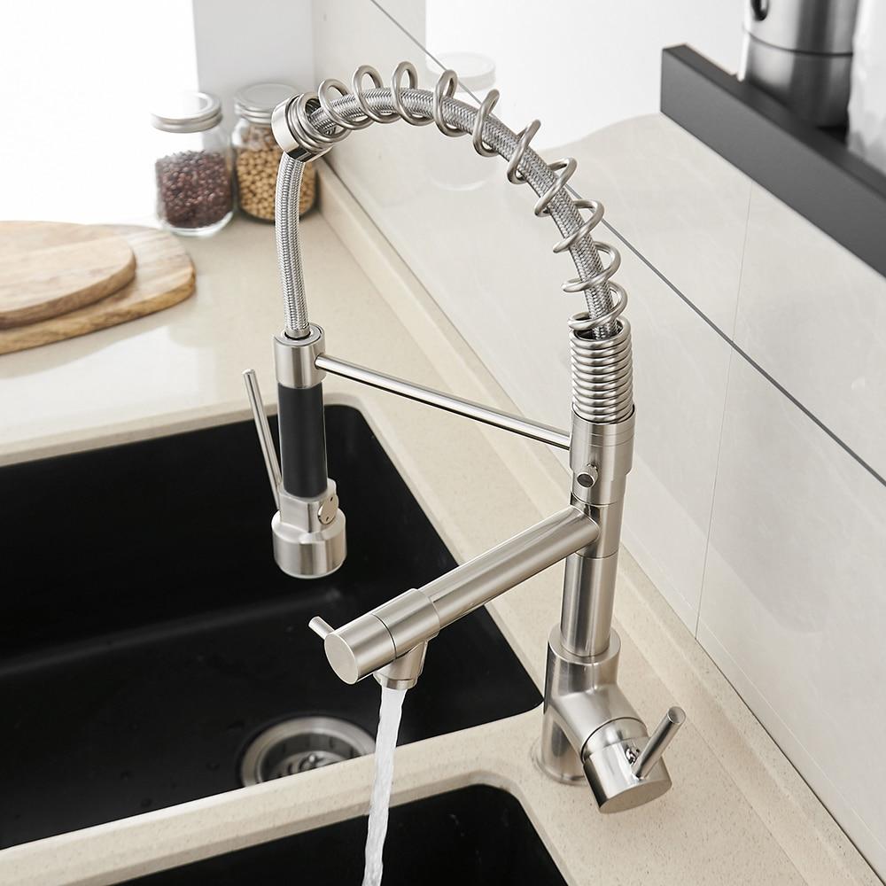 Neil Pull-Down Springs Sprout Kitchen Sink Faucet