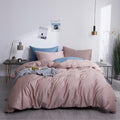 MistyRose Grace Silk Duvet Cover Set (Premium Egyptian Cotton) 600TC