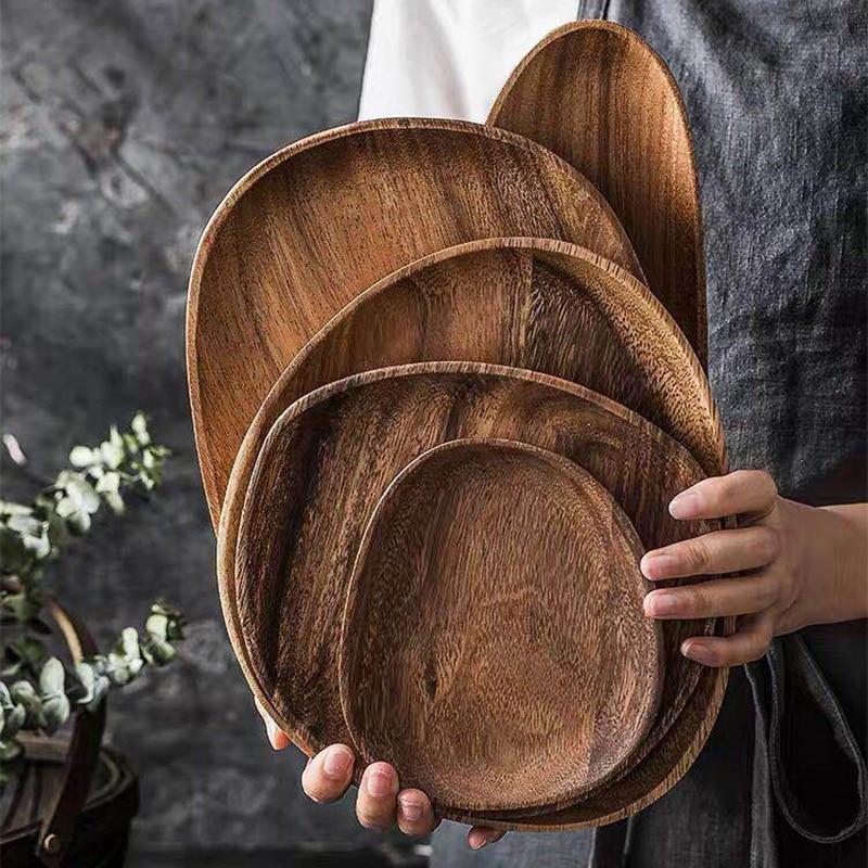 Mateo Oval Wood Board Set 5-Piece