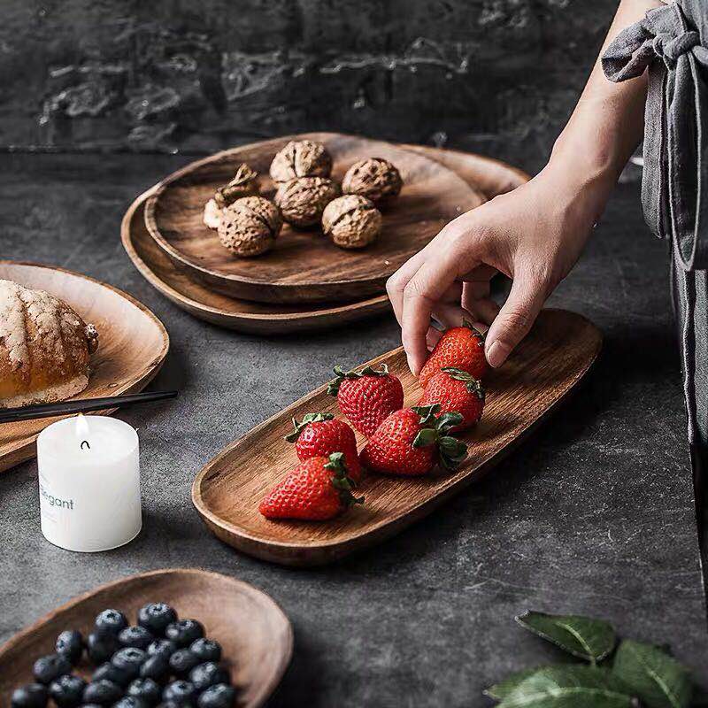 Mateo Oval Wood Board Set 5-Piece