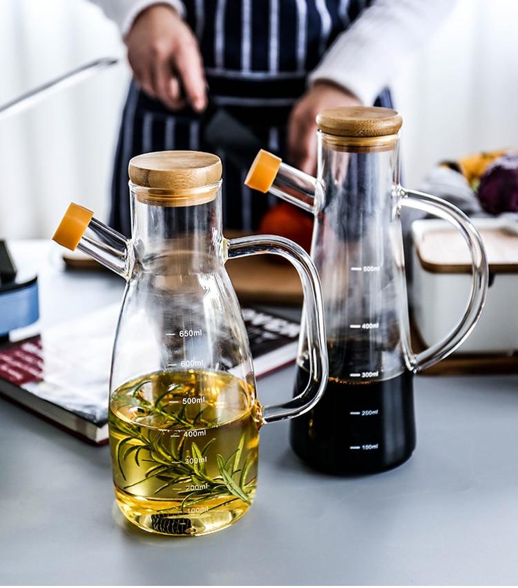Modern Heat-Resistant Oil Bottle