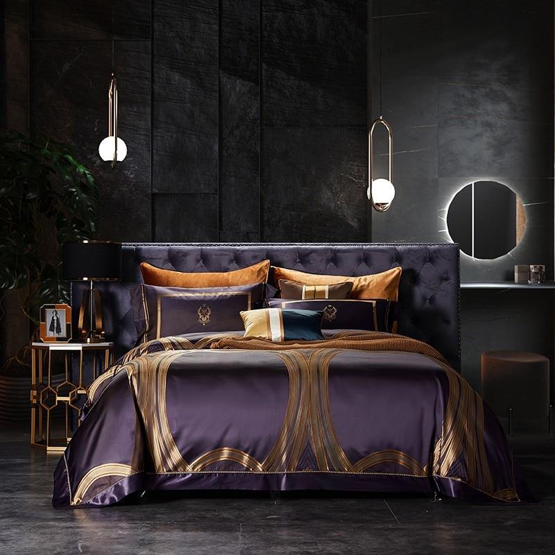 Napoleon Duvet Cover Set (Mulberry Silk) King Size