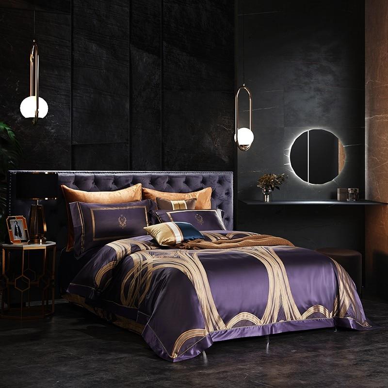 Napoleon Duvet Cover Set (Mulberry Silk) King Size