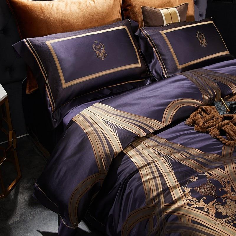 Napoleon Duvet Cover Set (Mulberry Silk) King Size