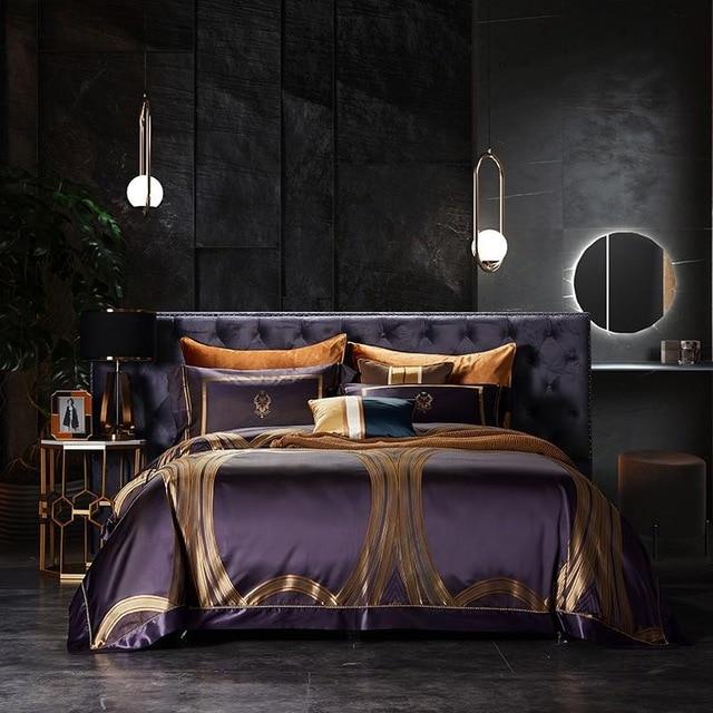 Napoleon Duvet Cover Set (Mulberry Silk) King Size