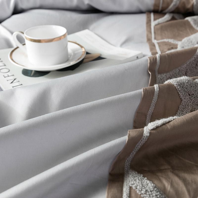 Silver Luxury Duvet Cover Set (Egyptian Cotton)